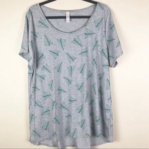 Lularoe Classic T - Paper Airplanes